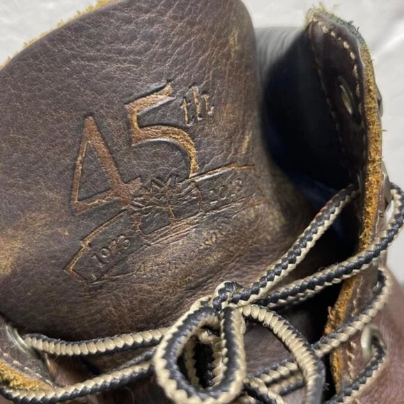 Timberland Premium 45th Anniversary 6" Brown Leather Ankle Boots Men's Size 9 M - Picture 8 of 13